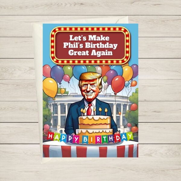 Trump Birthday Card