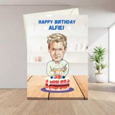 Gordon Ramsay Birthday Card