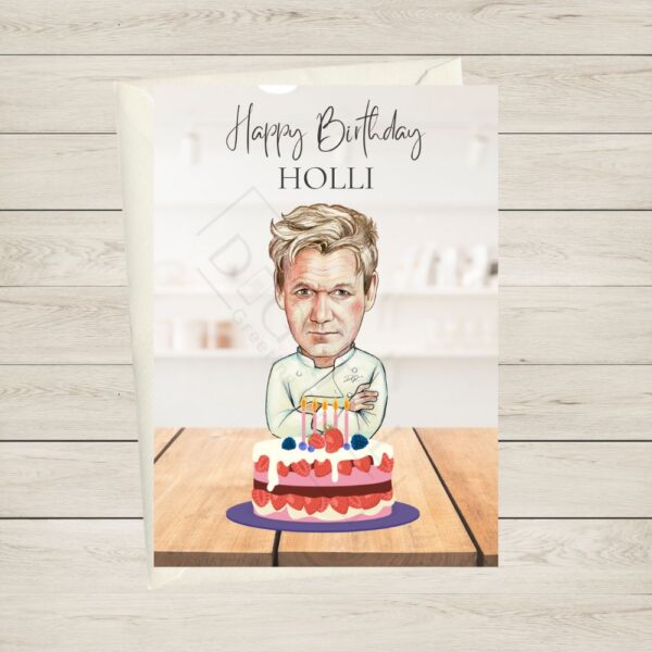 Gordon Ramsay Birthday card