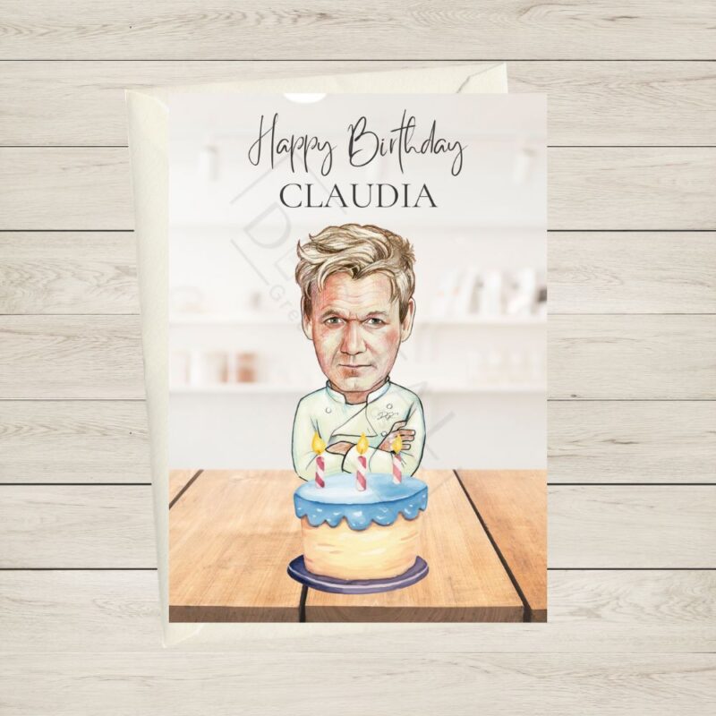 Gordon Ramsay Birthday card