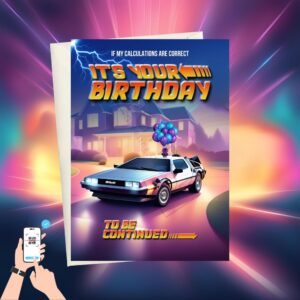 Back to the Future Birthday card (1)