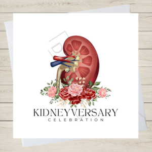 Kidneyversary card