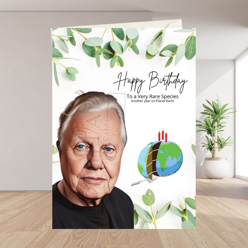 David Attenborough Birthday Card