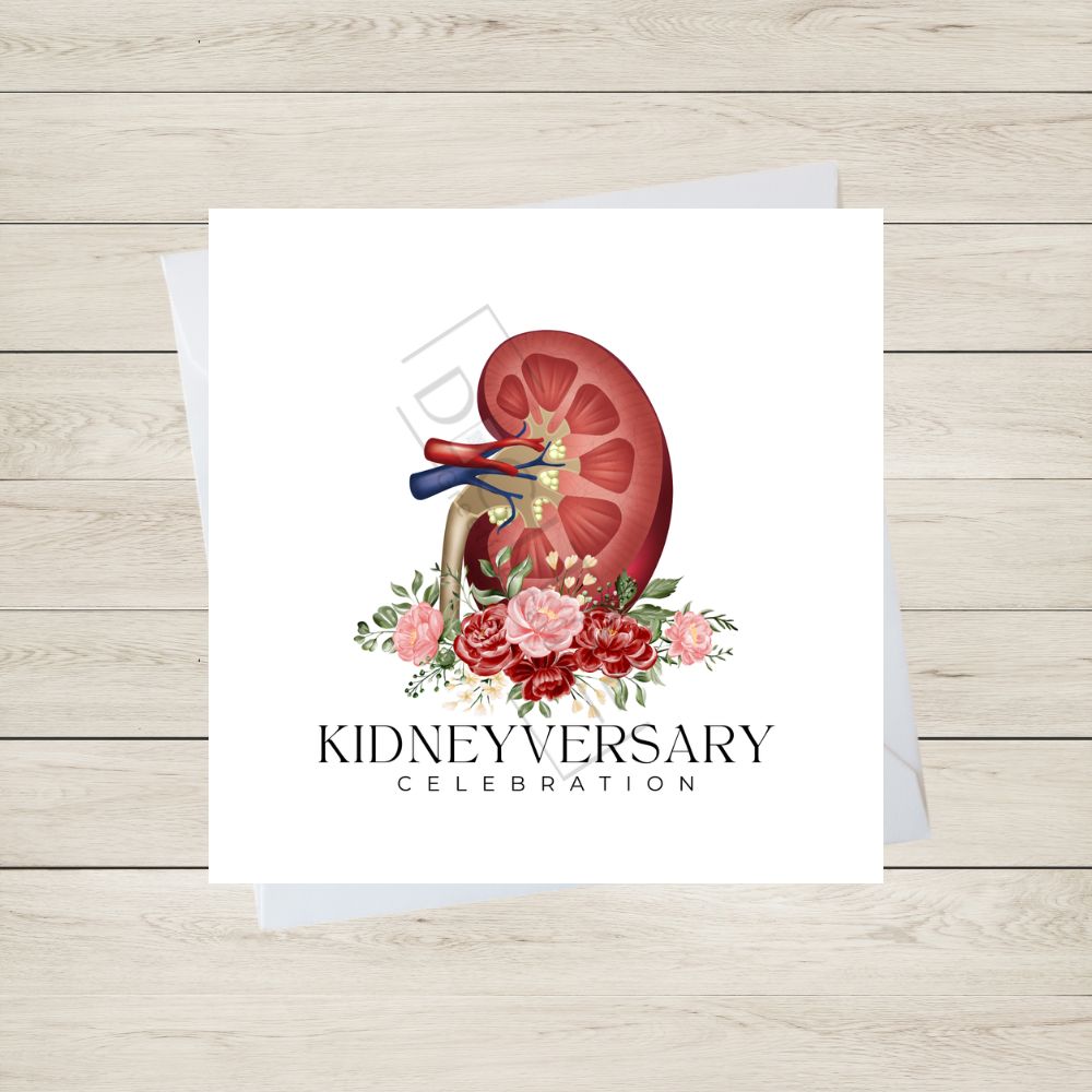 Kidneyversary card