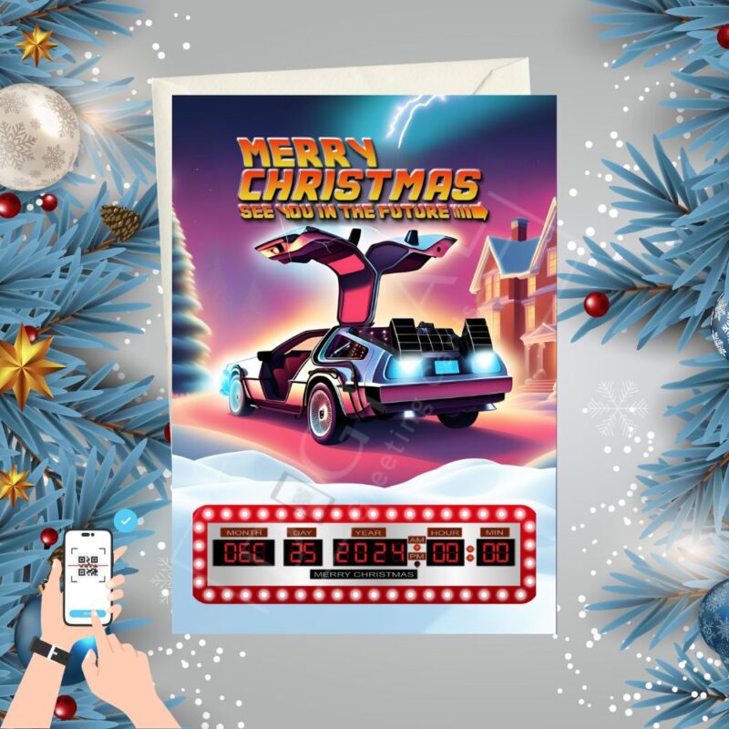 Back to the future Christmas card