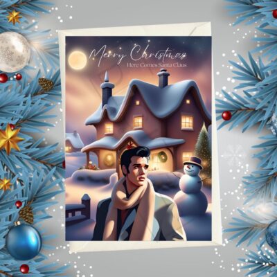 Elvis Christmas card