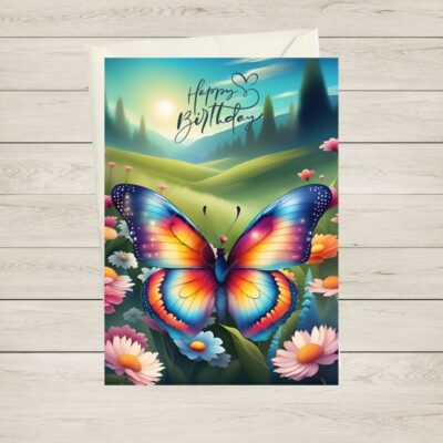 Butterfly birthday card