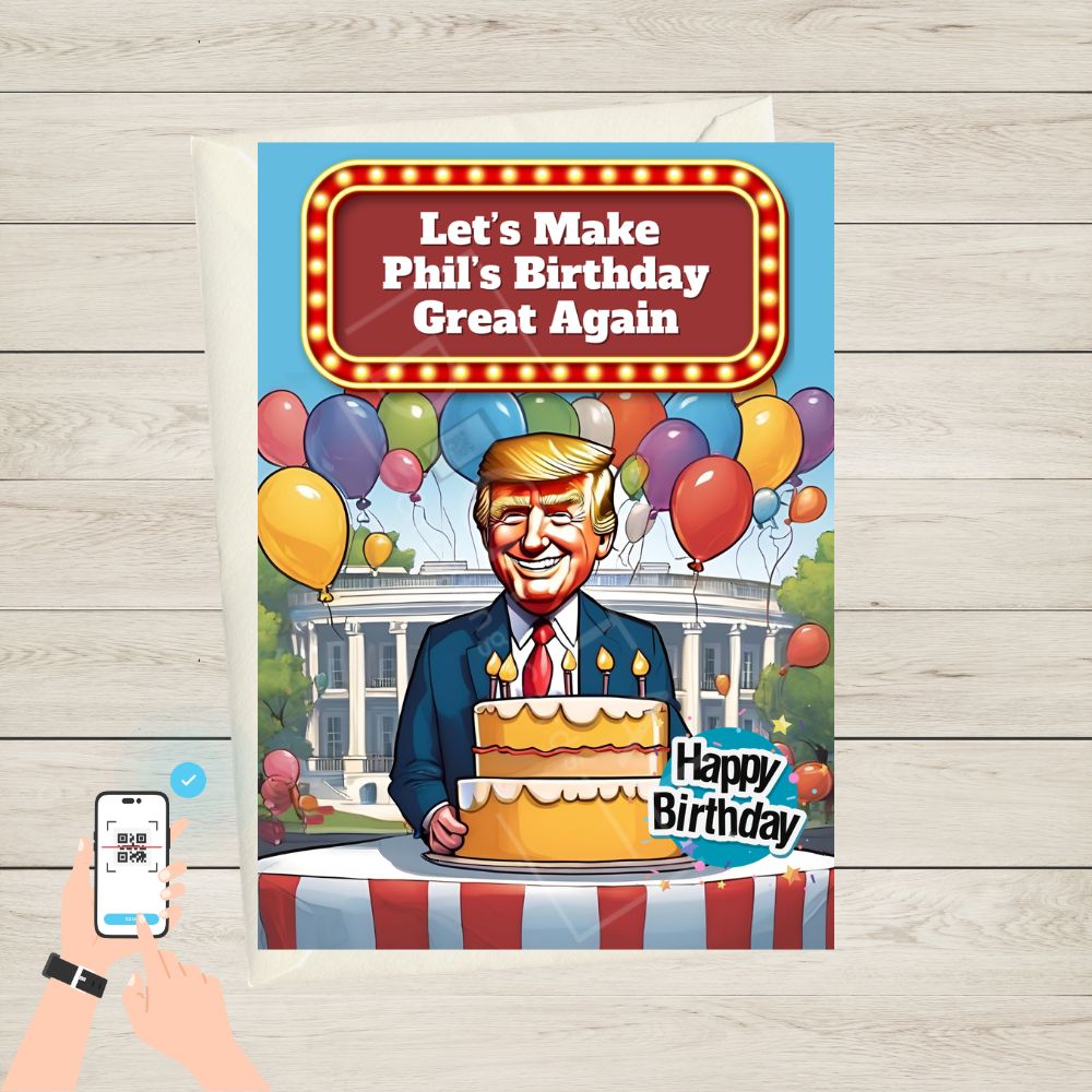 Trump Birthday card