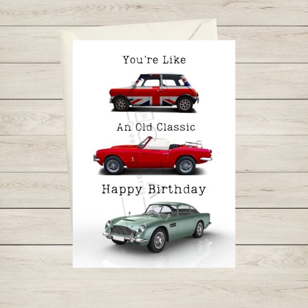 Classic cards Birthday card